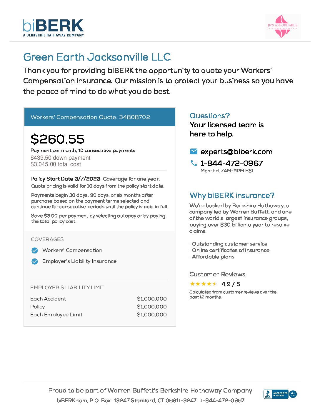 Green Earth Jacksonville LLC